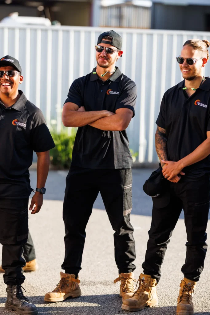 DMG Solar team having a morning meeting