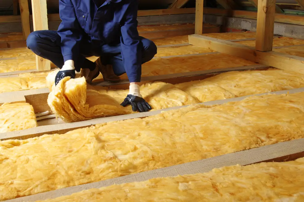 Home insulation installation in a Perth home