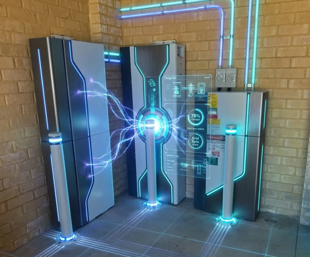 Futuristic Battery Installation by DMG Solar