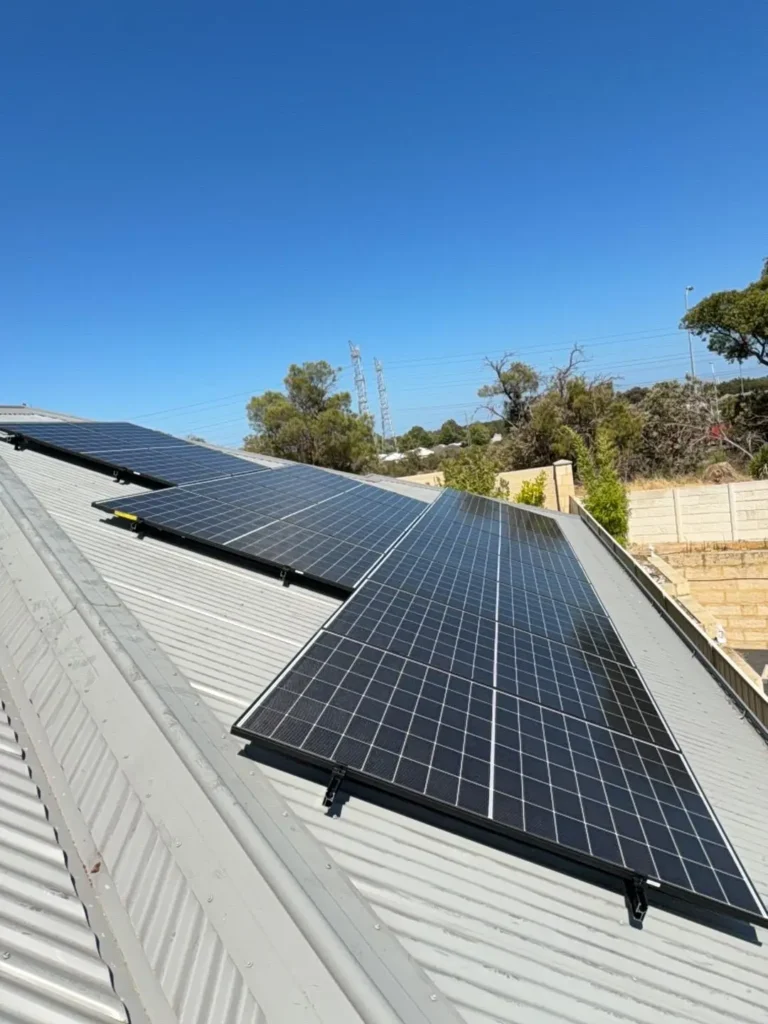 Aubin Grove Solar panels on a roof