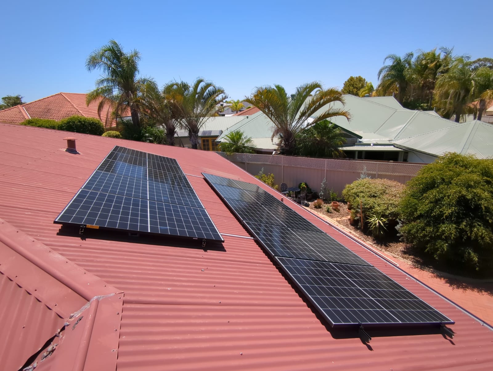AlphaESS inverters and battery cabinets installed at a Canning Vale property