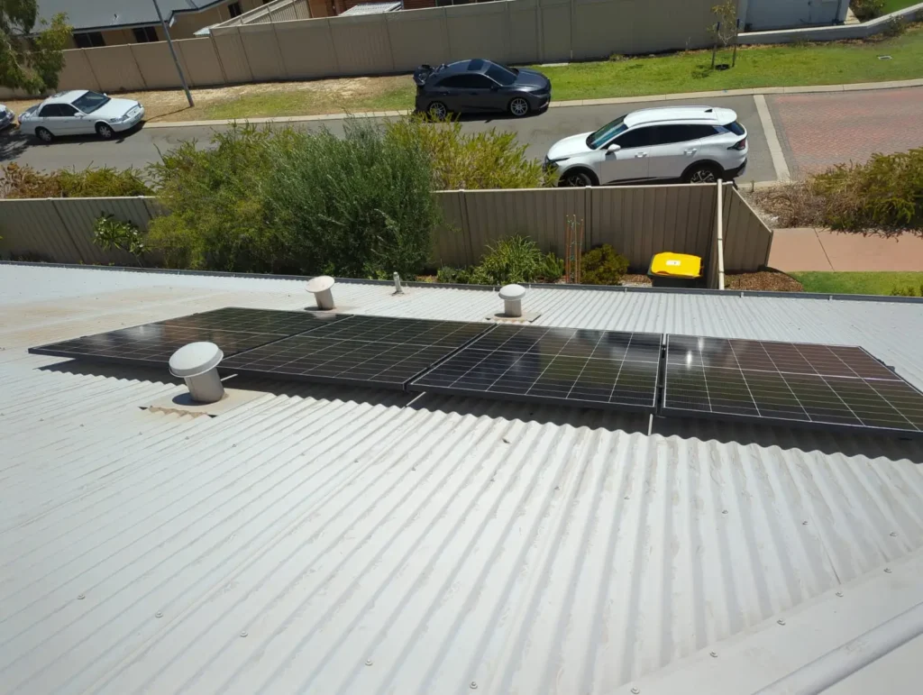 9kw Solar system on a roof in Caversham