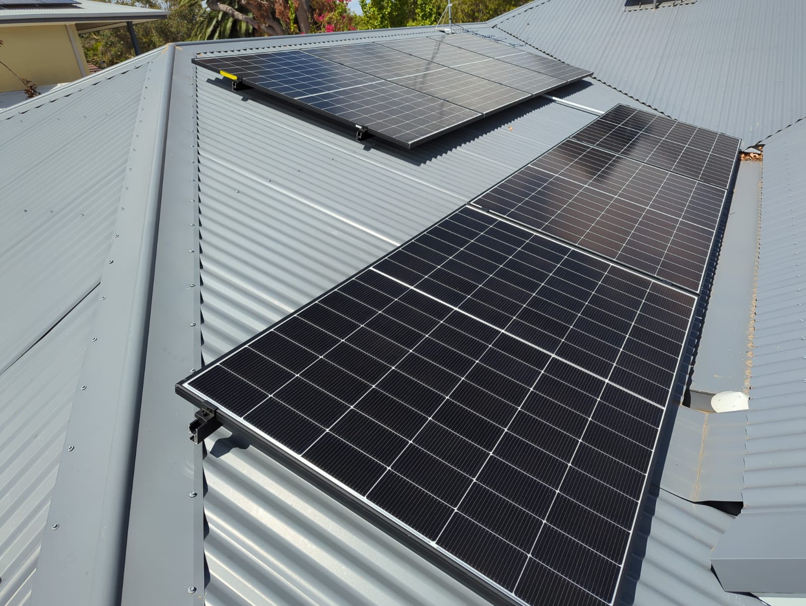 Additional solar array on the Daglish roof