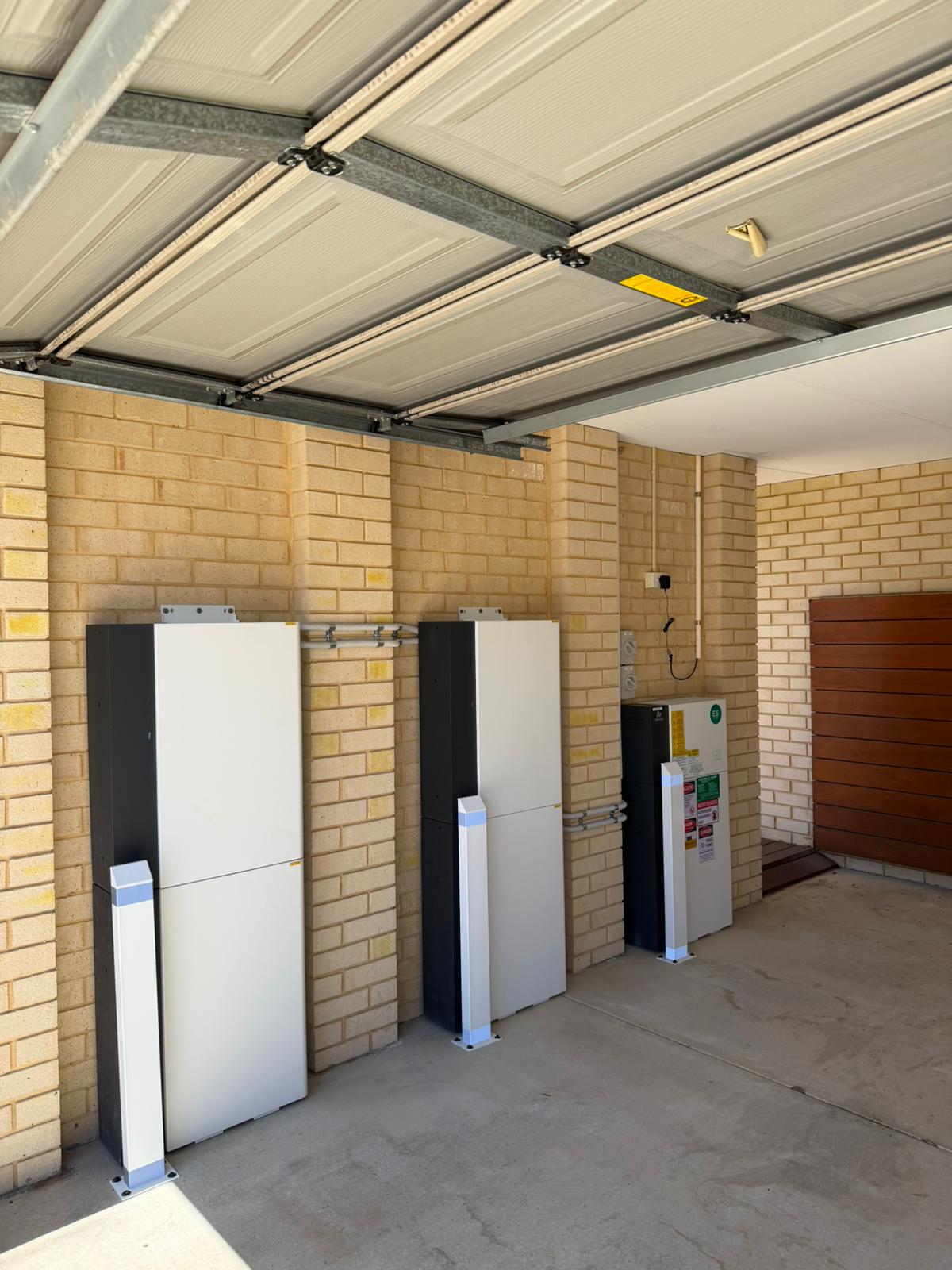 AlphaESS battery and inverter setup at the Harrisdale home