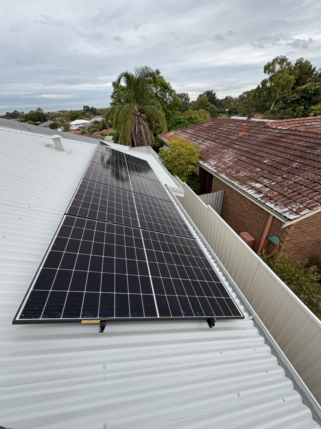 AlphaESS inverter and battery cabinets installed in a Leeming garage