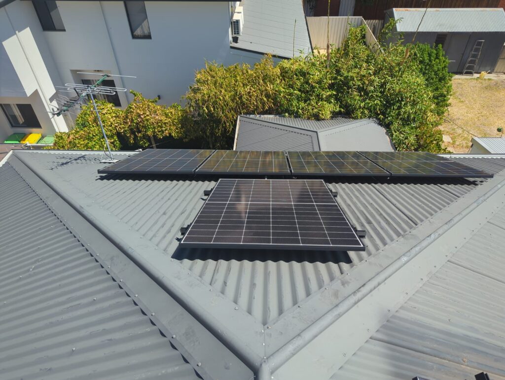 Additional solar array view in Nedlands