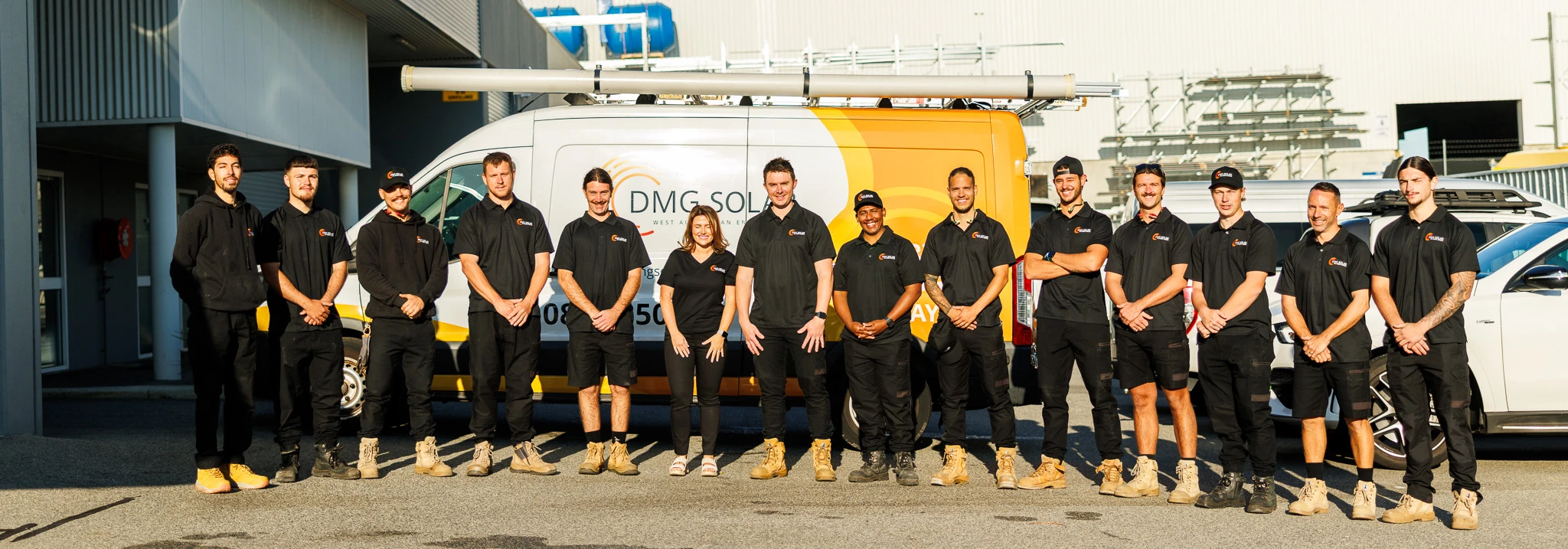 dmg-solar-team-wide-shot Team photo of DMG Solar